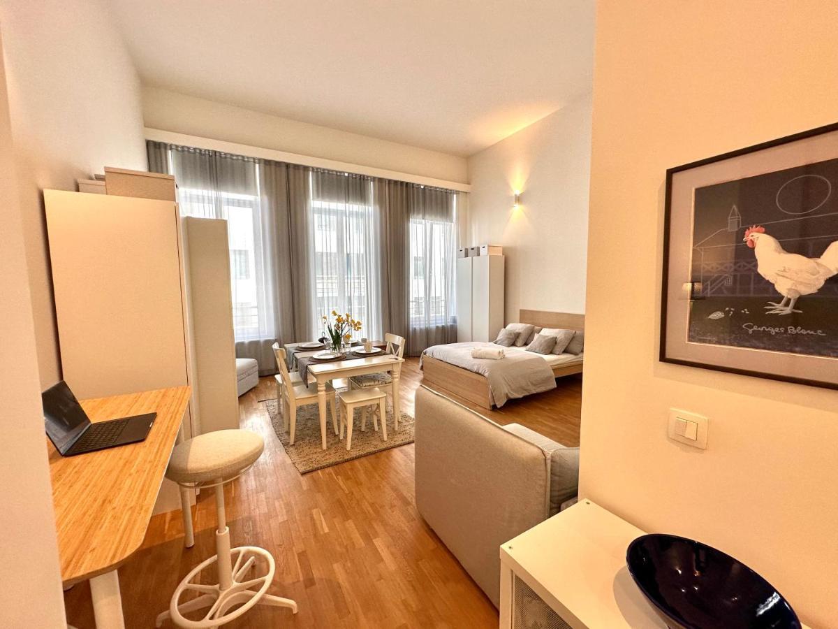 European Comission Beautiful Studio Apartment Brussels Luaran gambar